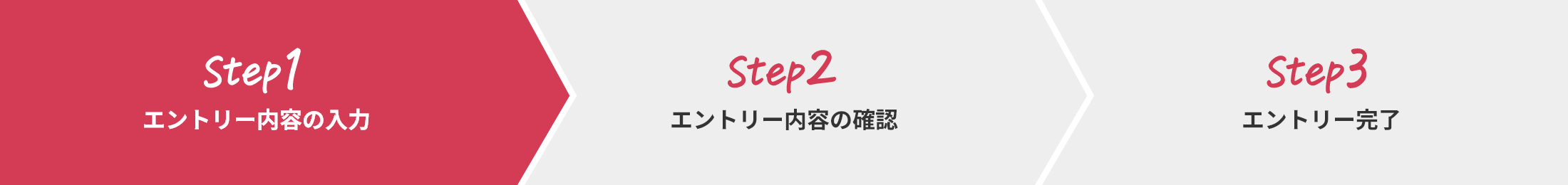 エントリー内容の入力